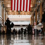 Airport Experiences - US Flag at the Reagan National Airport