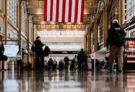 Airport Experiences - US Flag at the Reagan National Airport